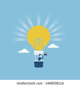 business,find an idea image,vector illustration