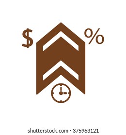   business.Icon, vector illustration. Flat design  