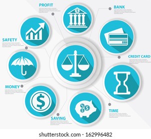 Business,Law and finance concept,Abstract,Blue version,vector