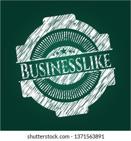 Businesslike with chalkboard texture