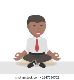 businessman african relaxation design people