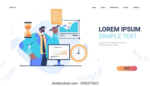 businessman analyzing charts and graphs data analysis process digital marketing planning company strategy
