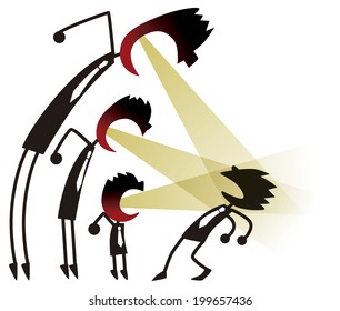 Businessman is angry