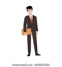 Businessman avatar  Best  look Illustration