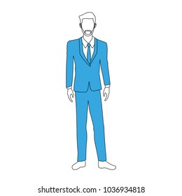 Businessman avatar cartoon