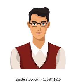 Businessman avatar cartoon