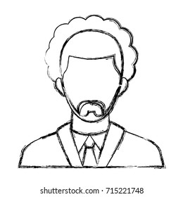 Businessman avatar cartoon