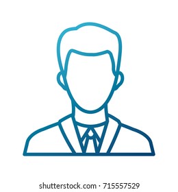 Businessman avatar cartoon