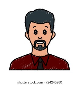 Businessman avatar cartoon