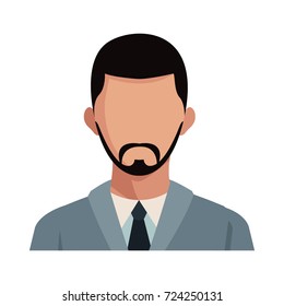 Businessman avatar cartoon
