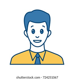 Businessman avatar cartoon