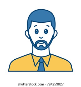 Businessman avatar cartoon