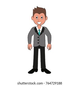 Businessman avatar cartoon