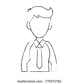 Businessman avatar cartoon