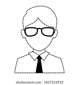 businessman avatar character icon