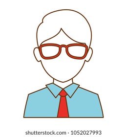 businessman avatar character icon