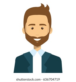 businessman avatar character icon