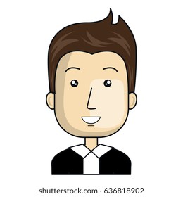 businessman avatar character icon