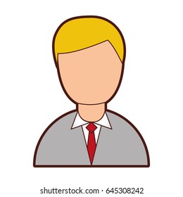 businessman avatar character icon