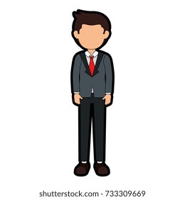 businessman avatar character icon