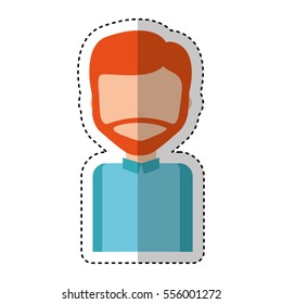 businessman avatar character icon vector illustration design