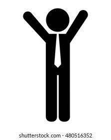 businessman avatar character isolated vector illustration design