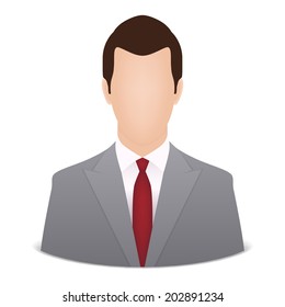 Businessman avatar, eps10