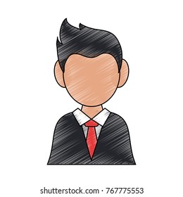 Businessman avatar faceless
