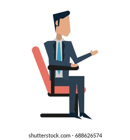 businessman avatar icon image 