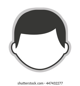 businessman avatar isolated icon design, vector illustration  graphic