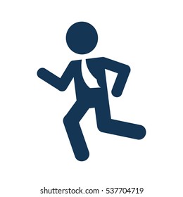 businessman avatar isolated icon vector illustration design