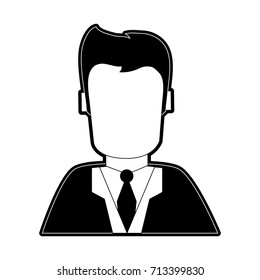 businessman avatar portrait icon image 