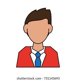 businessman avatar portrait icon image 
