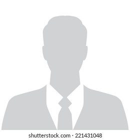 Businessman avatar profile picture. Vector illustration eps10.