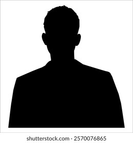 Businessman Avatar Profile silhouette vector illustration