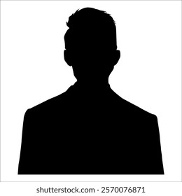 Businessman Avatar Profile silhouette vector illustration