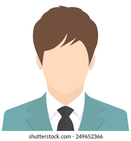 Businessman avatar profile  - Vector