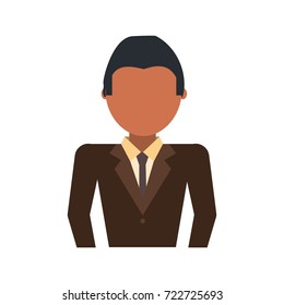 businessman  avatar vector illustration