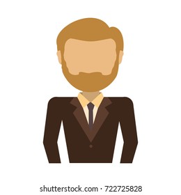 businessman  avatar vector illustration