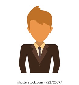 businessman  avatar vector illustration