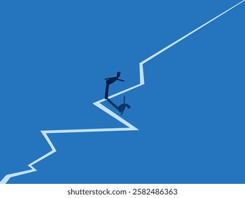 Businessman Balancing Life and Work