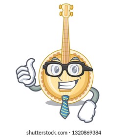 Businessman banjo  