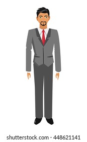 businessman with beard icon