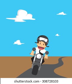 businessman bicycle riders survey. In the work. vector