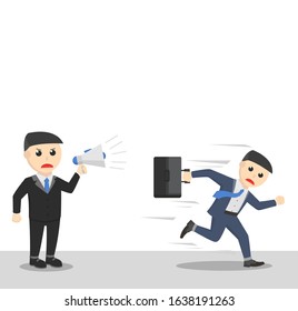 businessman boss fierce design people