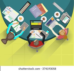 Businessman brainstorming