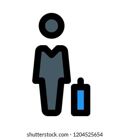 Businessman with briefcase