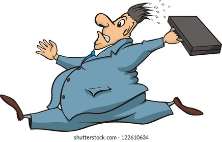 businessman with a briefcase