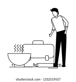 businessman with briefcase