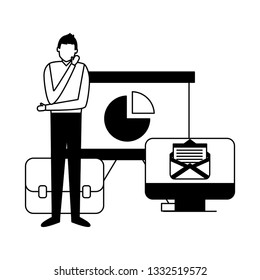businessman with briefcase